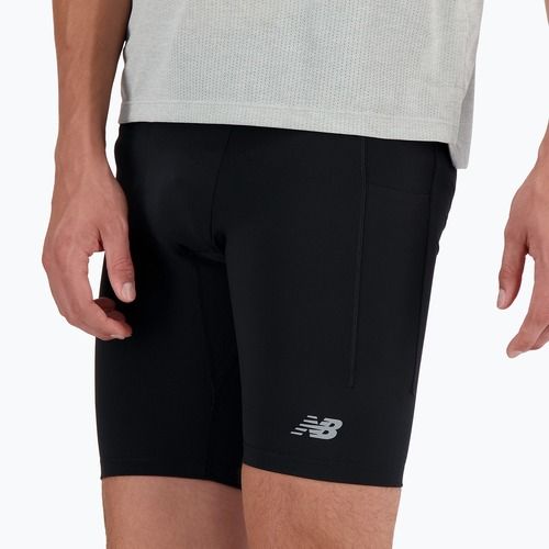 Herren New Balance Athletics Sleek Run Shorts schwarz