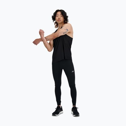 Herren New Balance Athletics Sleek Run Leggings schwarz