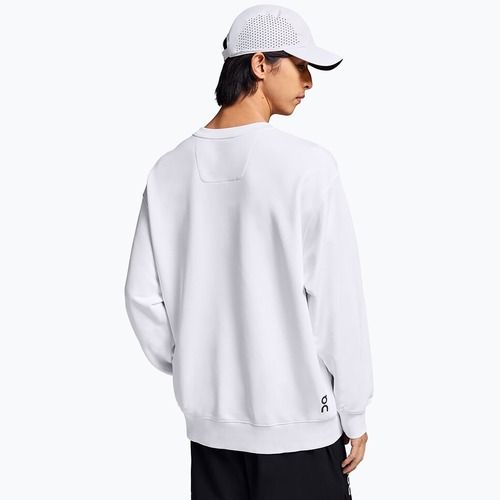 Herren On Club Crew Sweatshirt weiß