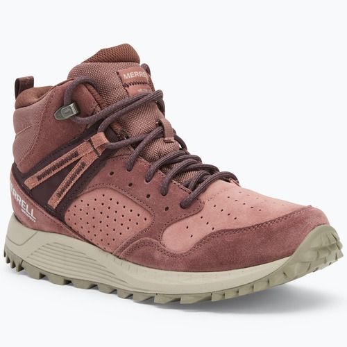 Wanderschuhe Damen Merrell Wildwood Mid Ltr Wp marron/burlwood