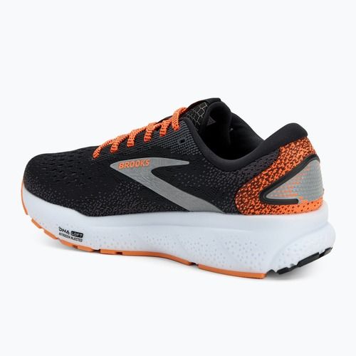 Brooks Ghost 16 Damen Laufschuhe schwarz/orange/weiß