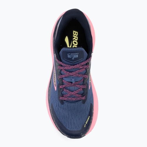 Brooks Divide 5 Damen Laufschuhe grau blau/pink/lime