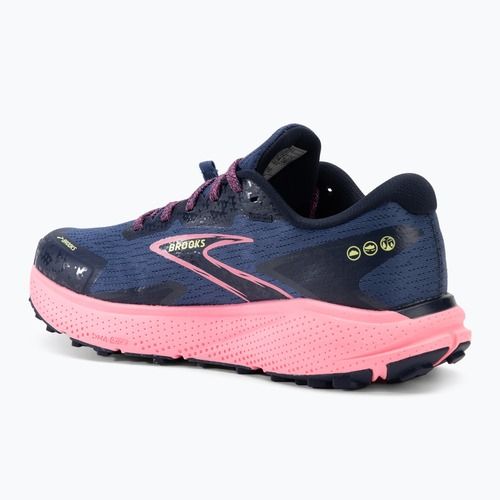 Brooks Divide 5 Damen Laufschuhe grau blau/pink/lime
