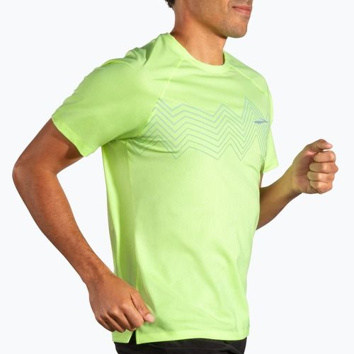 Laufshirt Herren Brooks Atmosphere 2.0 lime/elevate