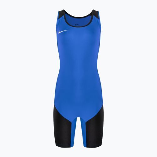 Damen-Ringertrikot Nike Weightlifting Singlet royal/black