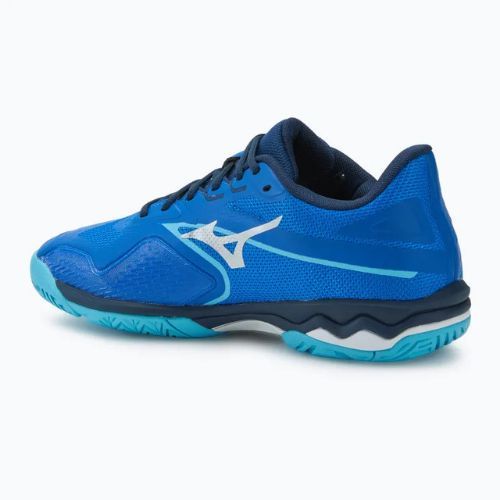 Herren Tennisschuhe Mizuno Wave Exceed Light 2 AC mugen Blau/Weiß/Flussblau