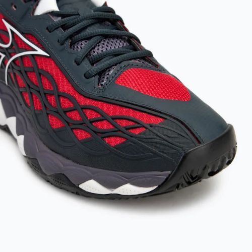 Herren Mizuno Wave Enforce Tour Padel grau/weiß/salsa padel Schuh