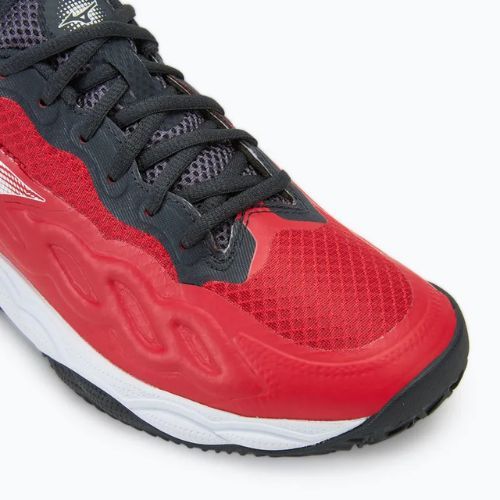 Mizuno Wave Enforce Court Padel salsa/weiß/vulkan Padel Schuhe