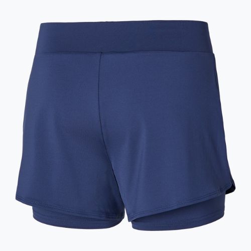 Damen Tennisshorts Mizuno Flex Short Kombi blau