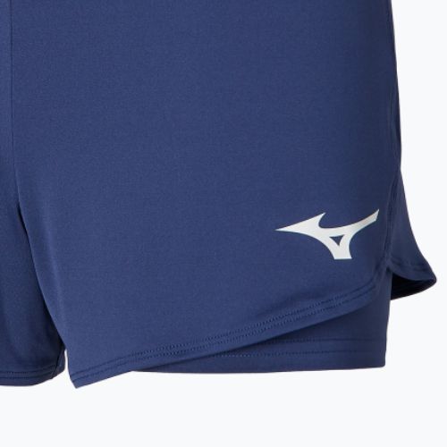 Damen Tennisshorts Mizuno Flex Short Kombi blau
