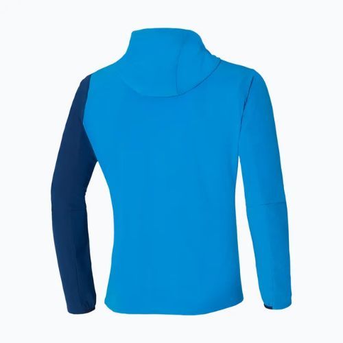 Damen Tennisjacke Mizuno Mugen Hooded Jacket estate blau