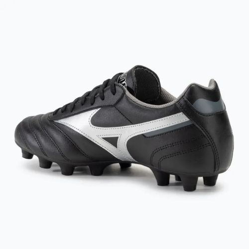 Herren Mizuno Morelia II Club FG Fußballschuhe schwarz/Galaxysilber/dunkler Schatten