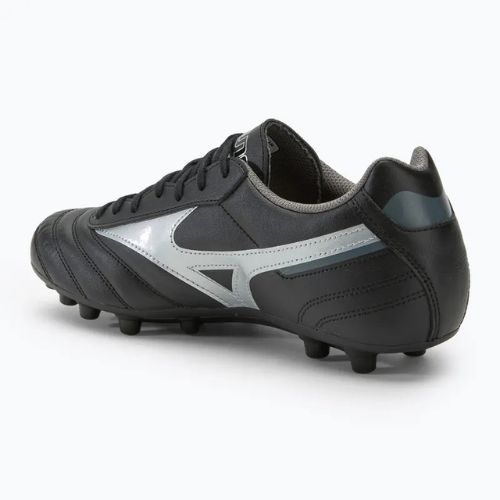 Mizuno Morelia II Club AG schwarz/Galaxysilber/dunkler Schatten Männer Fußballschuhe