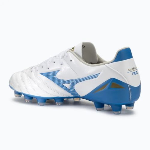 Herren Mizuno Morelia Neo IV Pro FG Laser Blau/Weiß Fußballschuhe