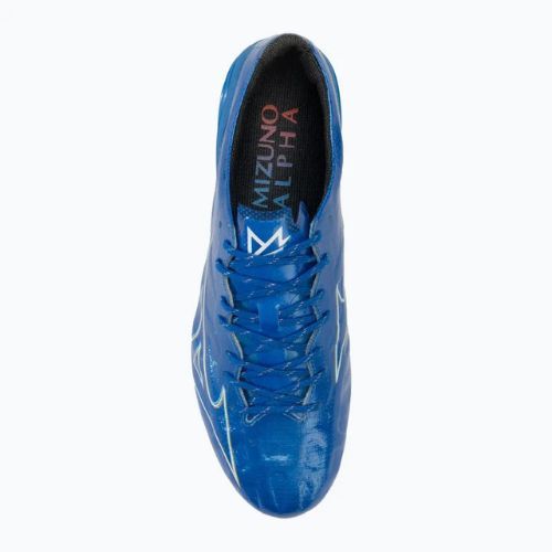 Herren Fußballschuhe Mizuno α Elite FG weiß/laser blau/gold