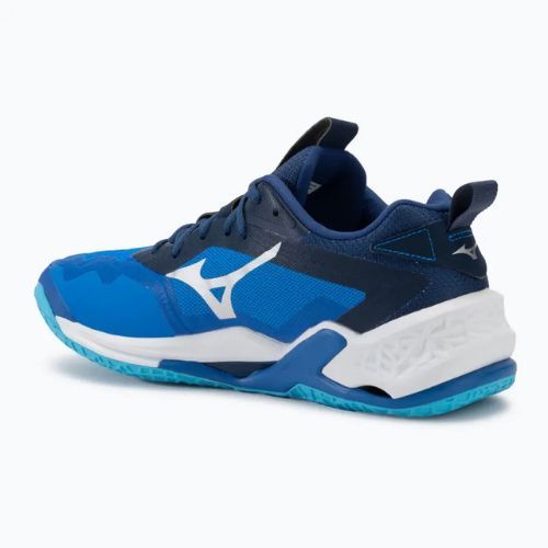 Herren-Handballschuhe Mizuno Wave Stealth Neo 2 mugen blau/weiß/estate blau