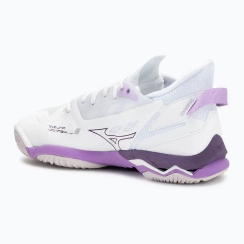 Frauen-Handballschuhe Mizuno Wave Mirage 5 weiß/violett/quince