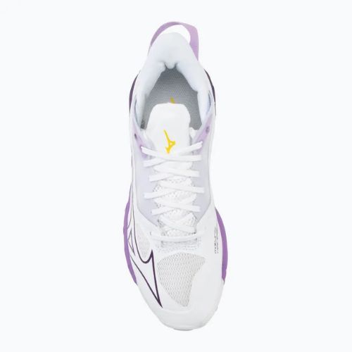Frauen-Handballschuhe Mizuno Wave Mirage 5 weiß/violett/quince