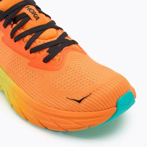 Herren Laufschuhe HOKA Arahi 7 electric tangerine/schwarz