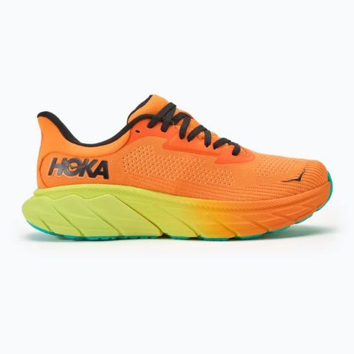 Herren Laufschuhe HOKA Arahi 7 electric tangerine/schwarz
