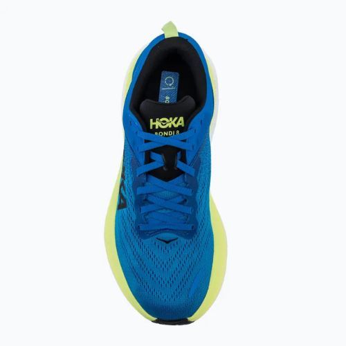 HOKA Bondi 8 electric cobalt/lettuce Herren Laufschuhe