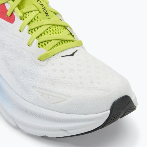 HOKA Herren Laufschuhe Clifton 9 blanc de blanc/virtual blue