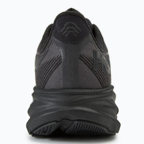 Herren Laufschuhe HOKA Clifton 9 Wide schwarz/schwarz