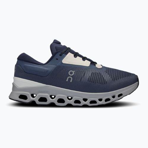 Herren On Cloudstratus 3 Metall/Gletscher Laufschuhe