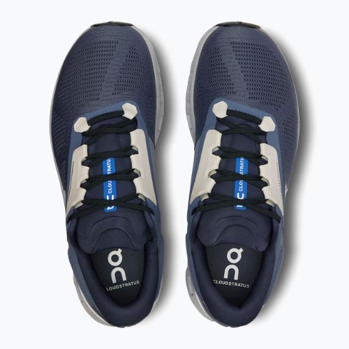 Herren On Cloudstratus 3 Metall/Gletscher Laufschuhe
