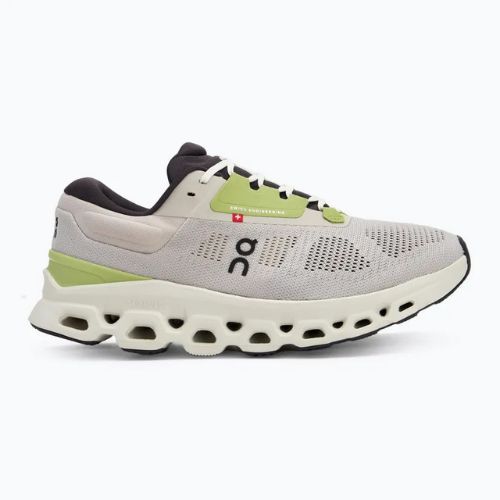 Herren Laufschuhe On Cloudstratus 3 Perle/Elfenbein