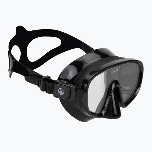 AQUASTIC Cove Schnorchelset Maske + Schnorchel schwarz
