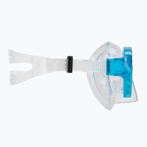 AQUASTIC Shelly Kinderschnorchelset Maske + Schnorchel hellblau