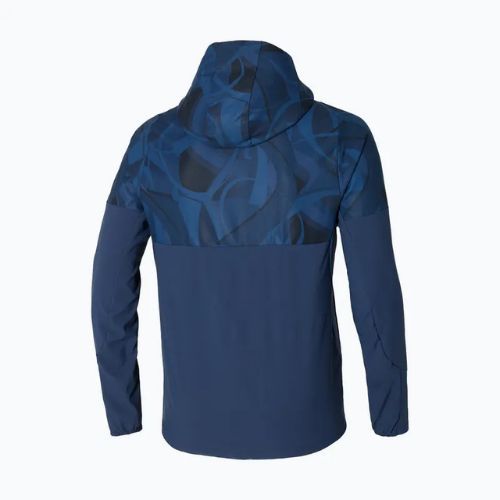 Mizuno Paris Athlete Kapuzenjacke für Männer pageant blau