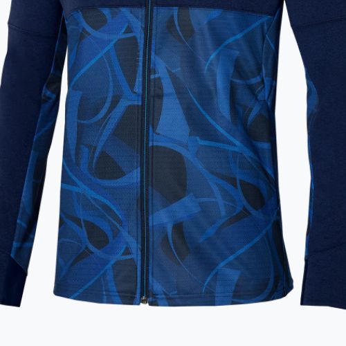 Herren Mizuno Paris Athlete Hybrid Warm Up Jacke navy blau