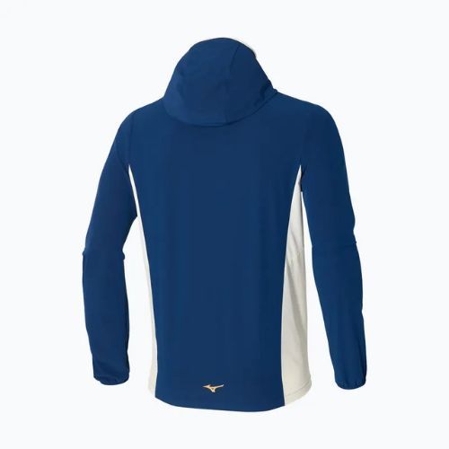 Herren Laufjacke Mizuno Alpha Jacket Kombi blau