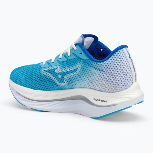 Herren Laufschuhe Mizuno Wave Rebellion Flash 2 river blau/ mugen blau/weiß