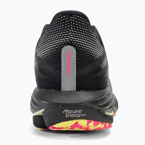 Herren Laufschuhe Mizuno Wave Rider 28 schwarz/silber/kalk