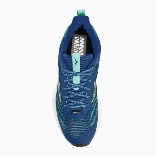 Herren Laufschuhe Mizuno Wave Rider GTX 2 Kombi blau/quitte/staubiges jadegrün