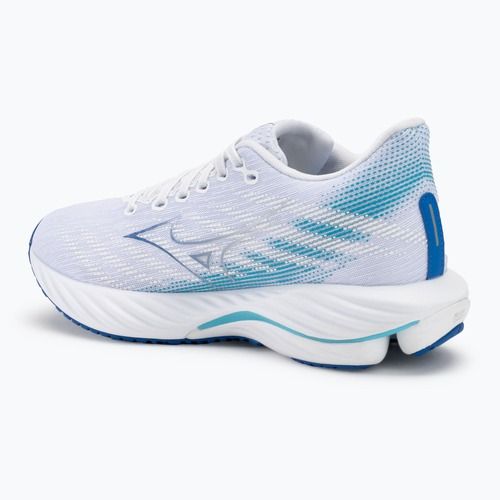 Damen Laufschuhe Mizuno Wave Rider 28 weiß/mugen blau/river blau