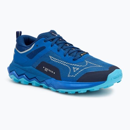 Herren Laufschuhe Mizuno Wave Ibuki 4 GTX klassisch blau/weiß/flussblau