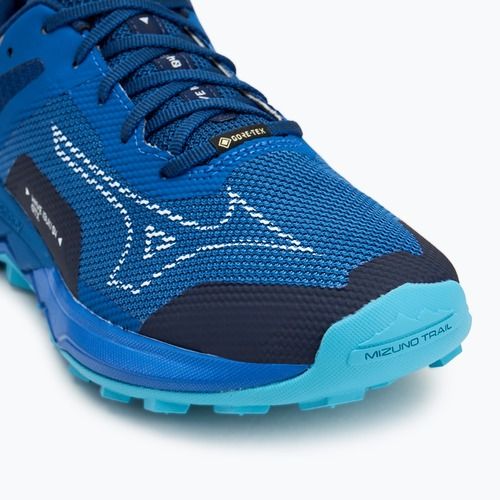 Herren Laufschuhe Mizuno Wave Ibuki 4 GTX klassisch blau/weiß/flussblau