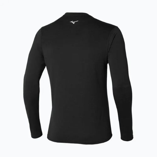 Herren Mizuno Impulse Core Half Zip Lauf-Longsleeve schwarz
