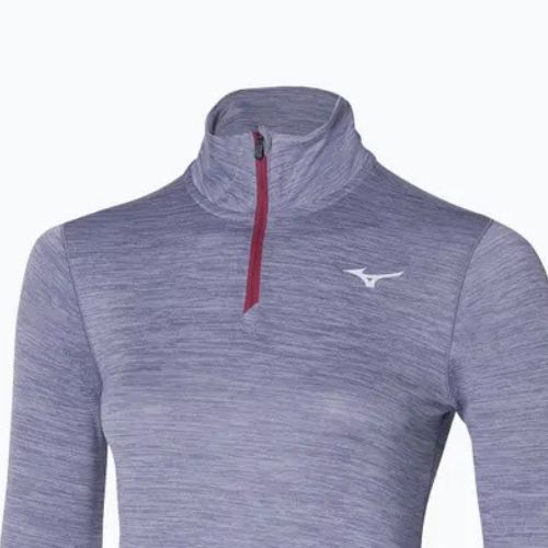Damen Laufshirt Mizuno Impulse Core Half Zip Kadett