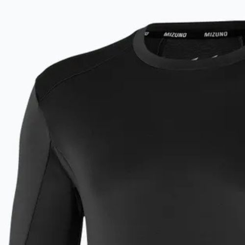 Herren Mizuno Thermal Charge Breath Thermo Lauf-Longsleeve schwarz