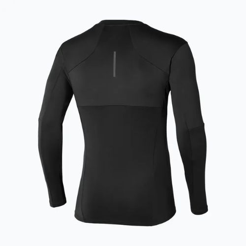 Herren Mizuno Thermal Charge Breath Thermo Lauf-Longsleeve schwarz