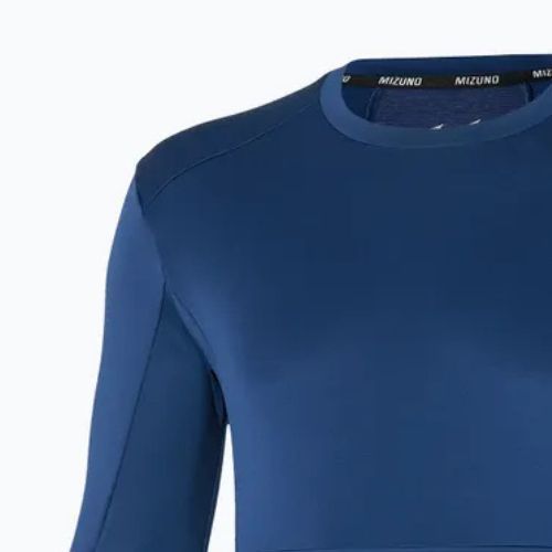 Herren Mizuno Thermal Charge Breath Thermo Kombi blau laufen Longsleeve