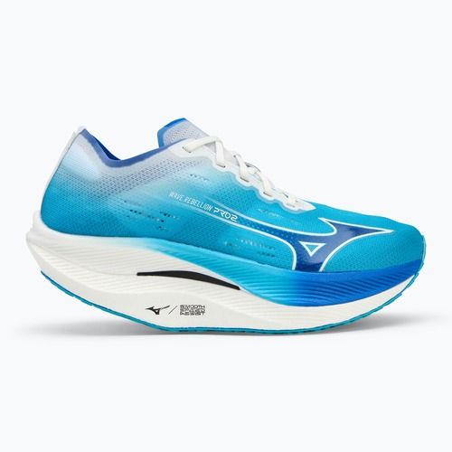 Damen Laufschuhe Mizuno Wave Rebellion Pro 2 flussblau/mugenblau/weiß