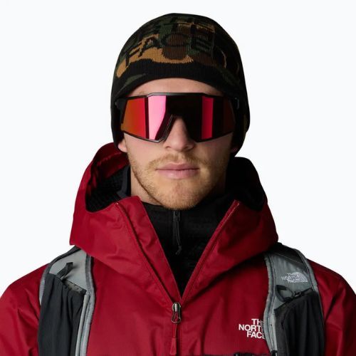 Herren Wintermütze The North Face Reversible Highline schwarz camo print