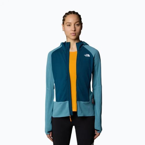 The North Face Bolt Polartec Hoodie für Frauen Algenblau/Mitternacht Petrol