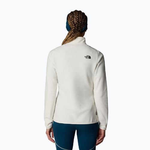 The North Face Frauen 100 Glacier 1/4 Zip weiß dune/npf Sweatshirt